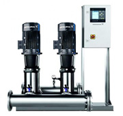 установка Grundfos MPC-S с двумя насосами