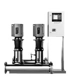 установка Grundfos Hydro MPC-E с двумя насосами