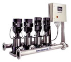 установка Grundfos MPC-S с четырьмя насосами
