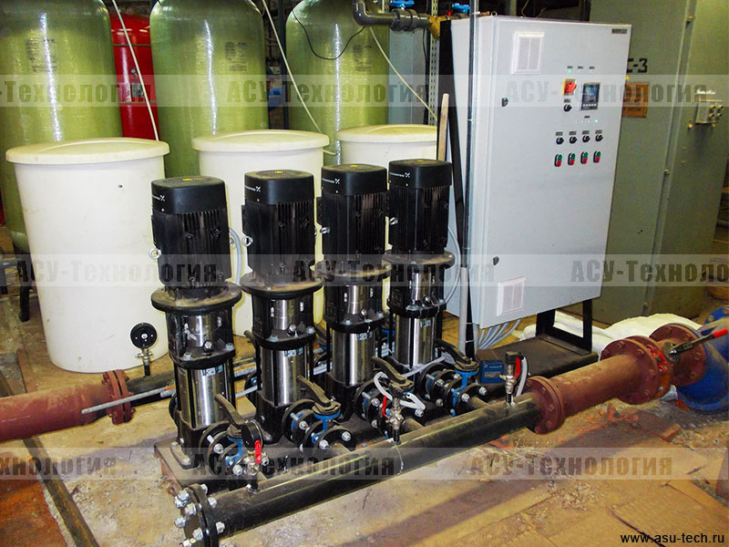 Насосные установки повышения давления с несколькими ПЧ — Hydro AT-EF ...